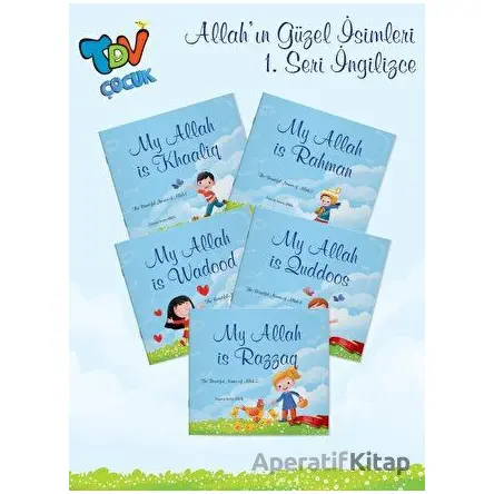 The Beautiful Names of Allah 1 5 Book Set - Zeynep Sevinç Eren - Türkiye Diyanet Vakfı Yayınları