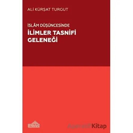 İslam Du¨şu¨ncesinde İlimler Tasnifi Geleneği - Ali Kürşat Turgut - Endülüs Yayınları