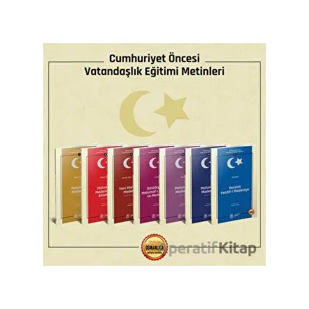 Cumhuriyet Öncesi Vatandaşlık Eğitimi Metinleri - 7 Kitap Takım - Kolektif - DBY Yayınları