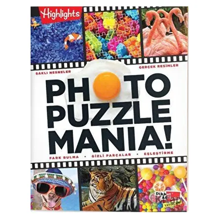 Photo Puzzlemania! Eğlenceli Etkinlikler - Kolektif - Dikkat Atölyesi Yayınları