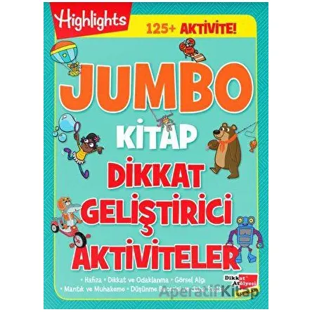 Jumbo Kitap Dikkat Geliştirici Aktiviteler - Kolektif - Dikkat Atölyesi Yayınları