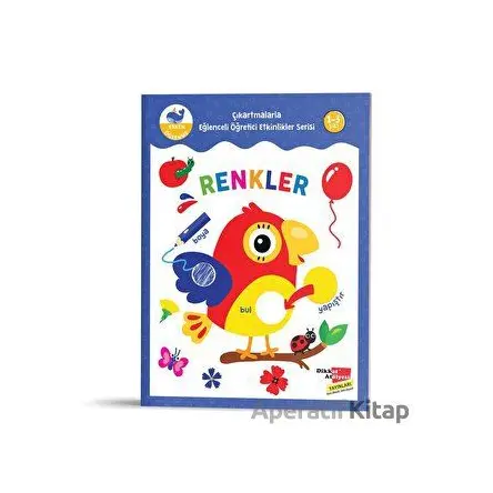 Renkler - Çıkartmalarla Eğlenceli Öğretici Etkinlikler Serisi