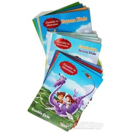Alaaddinin Maceraları Seti (12 Kitap Takım) - Kolektif - Yumurcak Yayınları