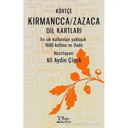 Kürtçe Kırmancca-Zazaca Dil Kartları - Ali Aydın Çiçek - Vate Yayınevi