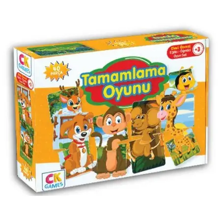 Tamamlama Oyunu 40 Parça Kutulu (+3 Yaş) CK Games