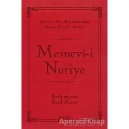 Mesnevı-i Nuriye - Bediüzzaman Said-i Nursi - Söz Basım Yayın