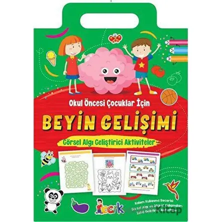Beyin Gelişimi - Görsel Algı Geliştirici Aktiviteler - Kolektif - Bıcırık Yayınları