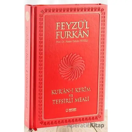 Feyzül Furkan Kuran-ı Kerîm ve Tefsirli Meali - Orta Boy - Mıklepli Ciltli