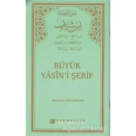 Büyük Yasin’i Şerif - Kolektif - Sahhaflar Kitap Sarayı