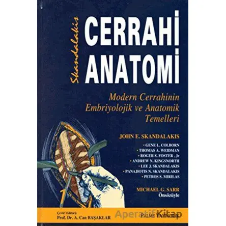 Cerrahi Anatomi 2 Cilt Takım - Gene L. Colborn - Palme Yayıncılık