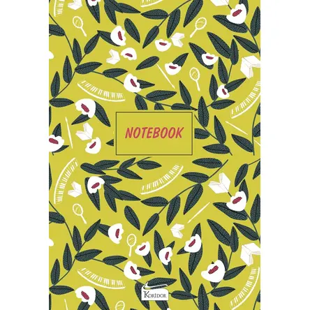 Bez Ciltli Çizgili Defter 13 - Koridor Yayıncılık