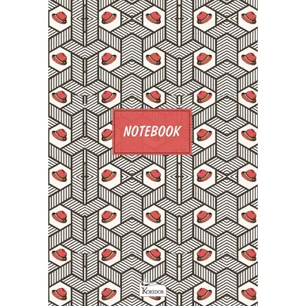 Bez Ciltli Kareli Defter 15 - Koridor Yayıncılık
