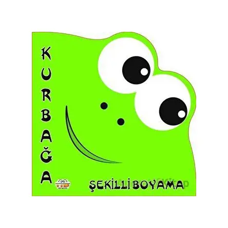 Şekilli Boyama - Kurbağa - Kolektif - 0-6 Yaş Yayınları