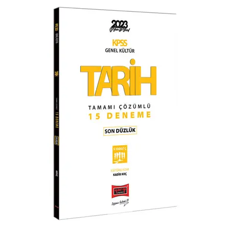 Yargı 2023 KPSS Tarih Son Düzlük 5 Yargıç Tamamı Çözümlü 15 Deneme
