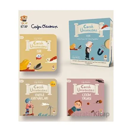 Çocuk Üniversitesi Fizik Set (3 Kitap) - Çağrı Odabaşı - Sincap Kitap