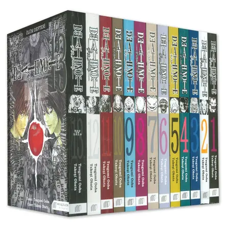 Death Note - Ölüm Defteri Set 13 Kitap - Tsugumi Ooba - Akıl Çelen Kitaplar