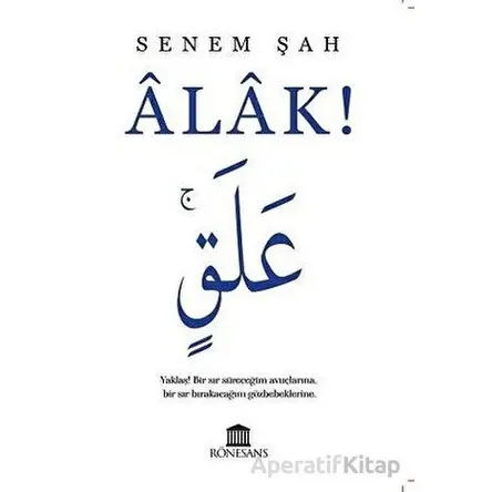 Alak - Senem Şah - Rönesans Yayınları