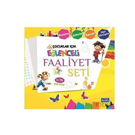 Eğlenceli Faaliyet Seti Sarı Kitap - 3 Yaş Üzeri - Kolektif - Parıltı Yayınları