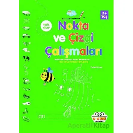 Yeşil - Nokta Ve Çizgi Çalışmaları - Kolektif - 0-6 Yaş Yayınları