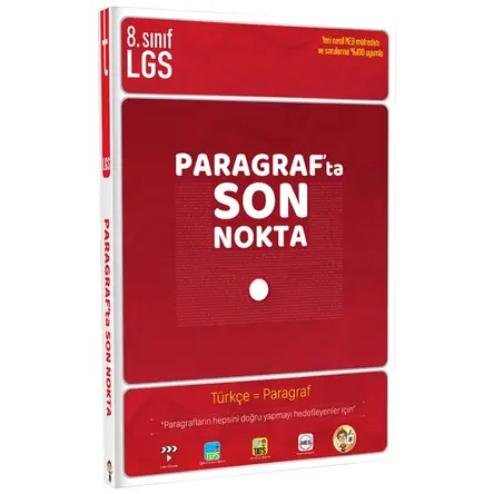 Tonguç Akademi 8. Sınıf LGS Paragrafta Son Nokta Soru Bankası