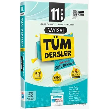 11. Sınıf Tüm Dersler Sayısal Konu Özetli Soru Bankası - Kolektif - Evrensel İletişim Yayınları