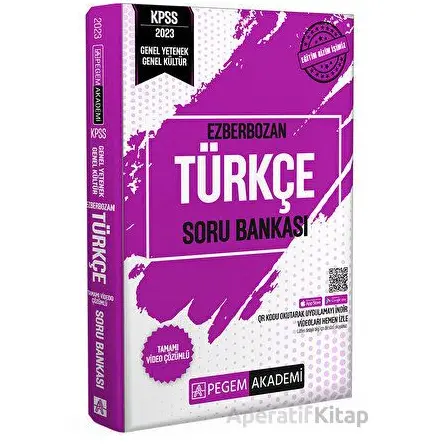 2023 Ezberbozan KPSS Genel Yetenek Genel Kültür Türkçe Soru Bankası