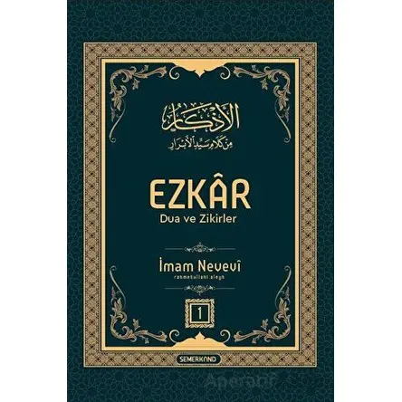 Ezkar - Dua Ve Zikirler 1-2 - İmam Nevevi - Semerkand Yayınları