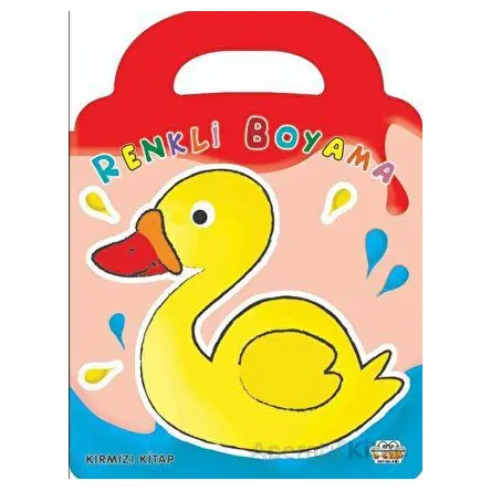 Kırmızı Kitap - Renkli Boyama - Kolektif - 0-6 Yaş Yayınları