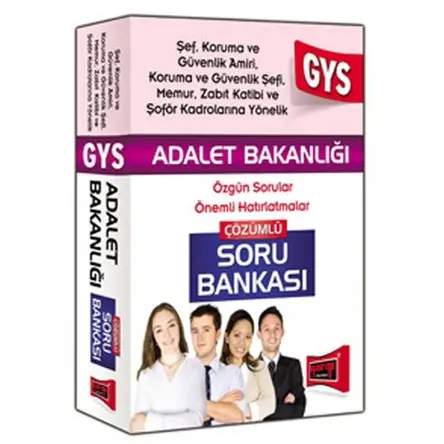Yargı GYS Adalet Bakanlığı Şef, Koruma ve Güvenlik Amiri İçin Çözümlü Soru Bankası
