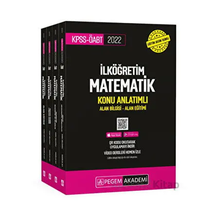 2022 KPSS-ÖABT İlköğretim Matematik Konu Anlatımlı Alan Bilgisi - Alan Eğitimi