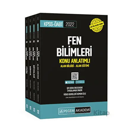 2022 KPSS-ÖABT Fen Bilimleri Konu Anlatımlı Alan Bilgisi - Alan Eğitimi
