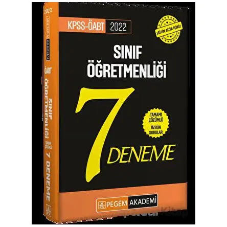 2022 KPSS-ÖABT Sınıf Öğretmenliği Tamamı Çözümlü Özgün Sorular 7 Deneme