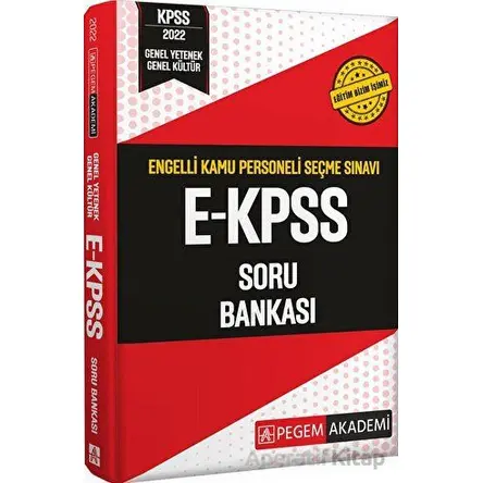 2023 E-KPSS Soru Bankası - Kolektif - Pegem Akademi Yayıncılık