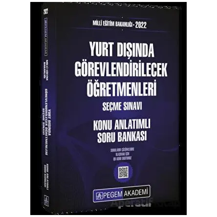 2023 MEB Yurt Dışında Görevlendirilecek Öğretmenleri Seçme Sınavı Konu Anlatımlı Soru Bankası