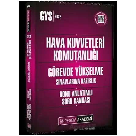 2023 Hava Kuvvetleri Komutanlığı Görevde Yükselme Sınavlarına Hazırlık Konu Anlatımlı Soru Bankası
