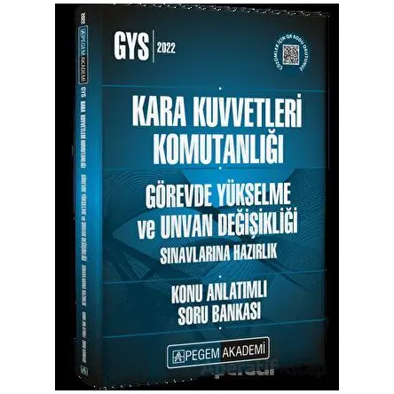2023 Kara Kuvvetleri Komutanlığı Görevde Yükselme ve Unvan Değişikliği Konu Anlatımlı Soru Bankası