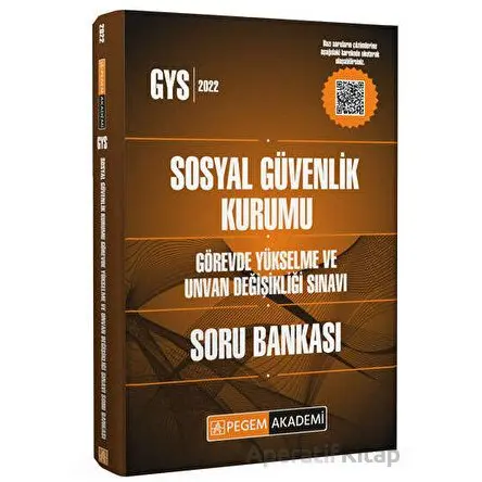 2022 GYS Sosyal Güvenlik Kurumu Görevde Yükselme ve Unvan Değişikliği Sınavları Soru Bankası