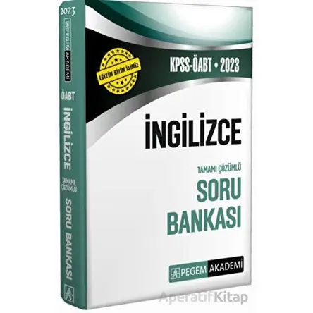 2023 KPSS ÖABT İngilizce Soru Bankası - Kolektif - Pegem Akademi Yayıncılık