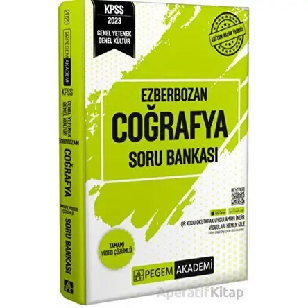 2023 Ezberbozan KPSS Genel Yetenek Genel Kültür Coğrafya Soru Bankası