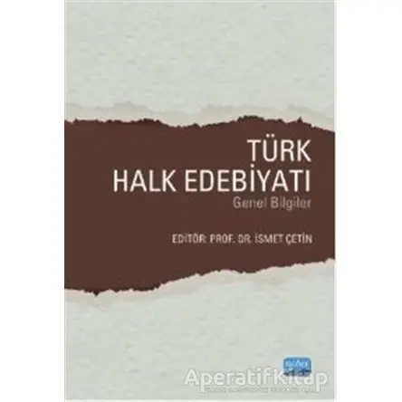Türk Halk Edebiyatı - Onur Alp Kayabaşı - Nobel Akademik Yayıncılık