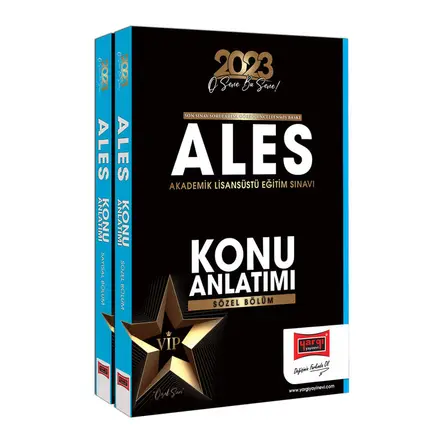 Yargı 2023 ALES Sayısal ve Sözel Konu Anlatımlı Set (2 Cilt)