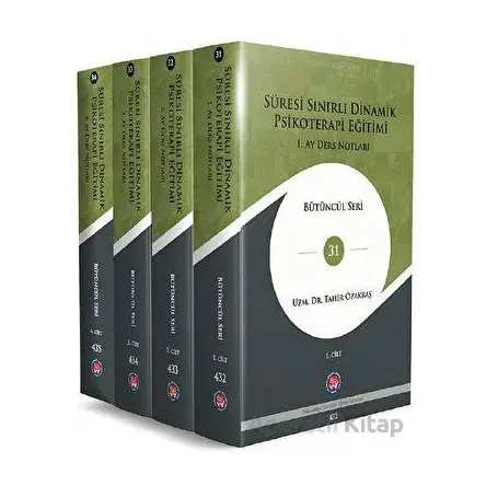 Süresi Sınırlı Dinamik Psikoterapi Eğitimi Ders Notları (4 Cilt Takım)
