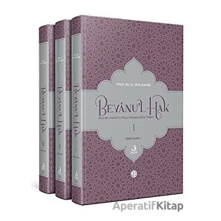 Beyanul-Hak (3 Cilt Takım) - M. Zeki Duman - Fecr Yayınları