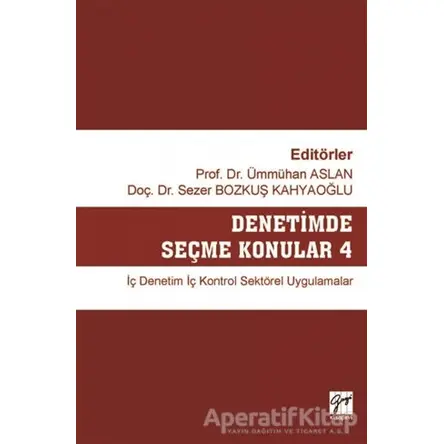 Denetimde Seçme Konular 4 - Sezer Baykuş Kahyaoğlu - Gazi Kitabevi