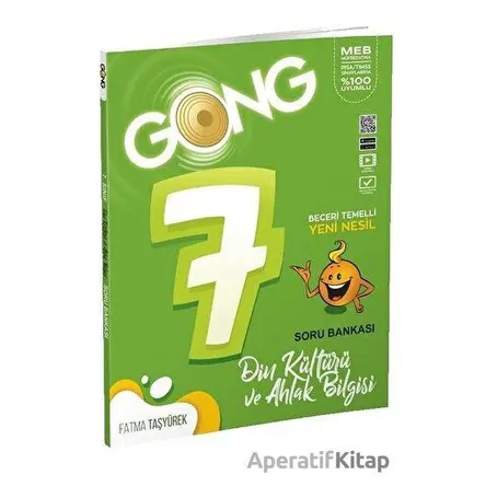 GONG 7.Din Kültürü ve Ahlak Bilgisi Soru Bankası - Fatma Taşyürek - Eğiten Kitap