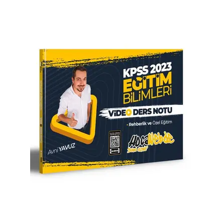 Hocawebde 2023 KPSS Eğitim Bilimleri Rehberlik ve Özel Eğitim Video Ders Notları