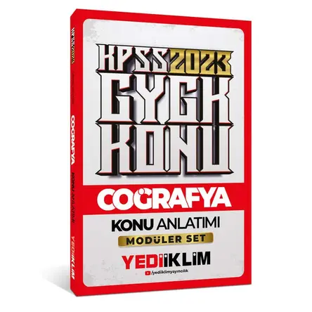 Yediiklim 2023 KPSS Genel Kültür Coğrafya Konu Anlatımı
