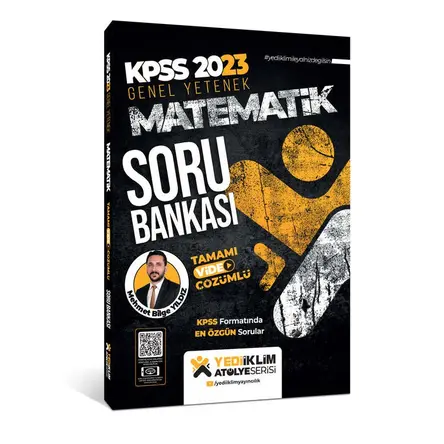 Yediiklim 2023 KPSS Genel Yetenek Atölye Serisi Matematik Tamamı Video Çözümlü Soru Bankası