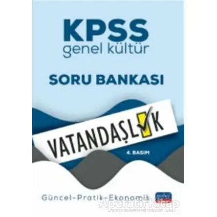 KPSS Genel Kültür Vatandaşlık Soru Bankası - Kolektif - Nobel Sınav Yayınları