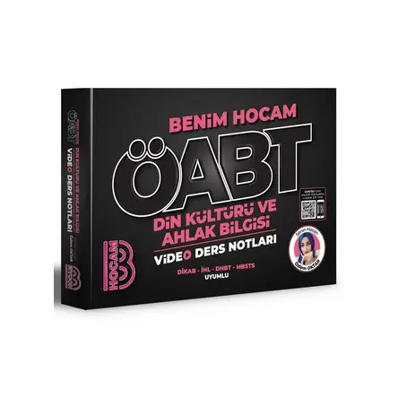 Benim Hocam 2023 ÖABT Din Kültürü ve Ahlak Bilgisi Öğretmenliği Video Ders Notları